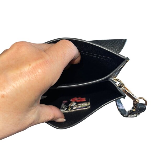 Womens Crossbody Bag Multicolor Boho Floral Snap Vegan Leather - Picture 7 of 13